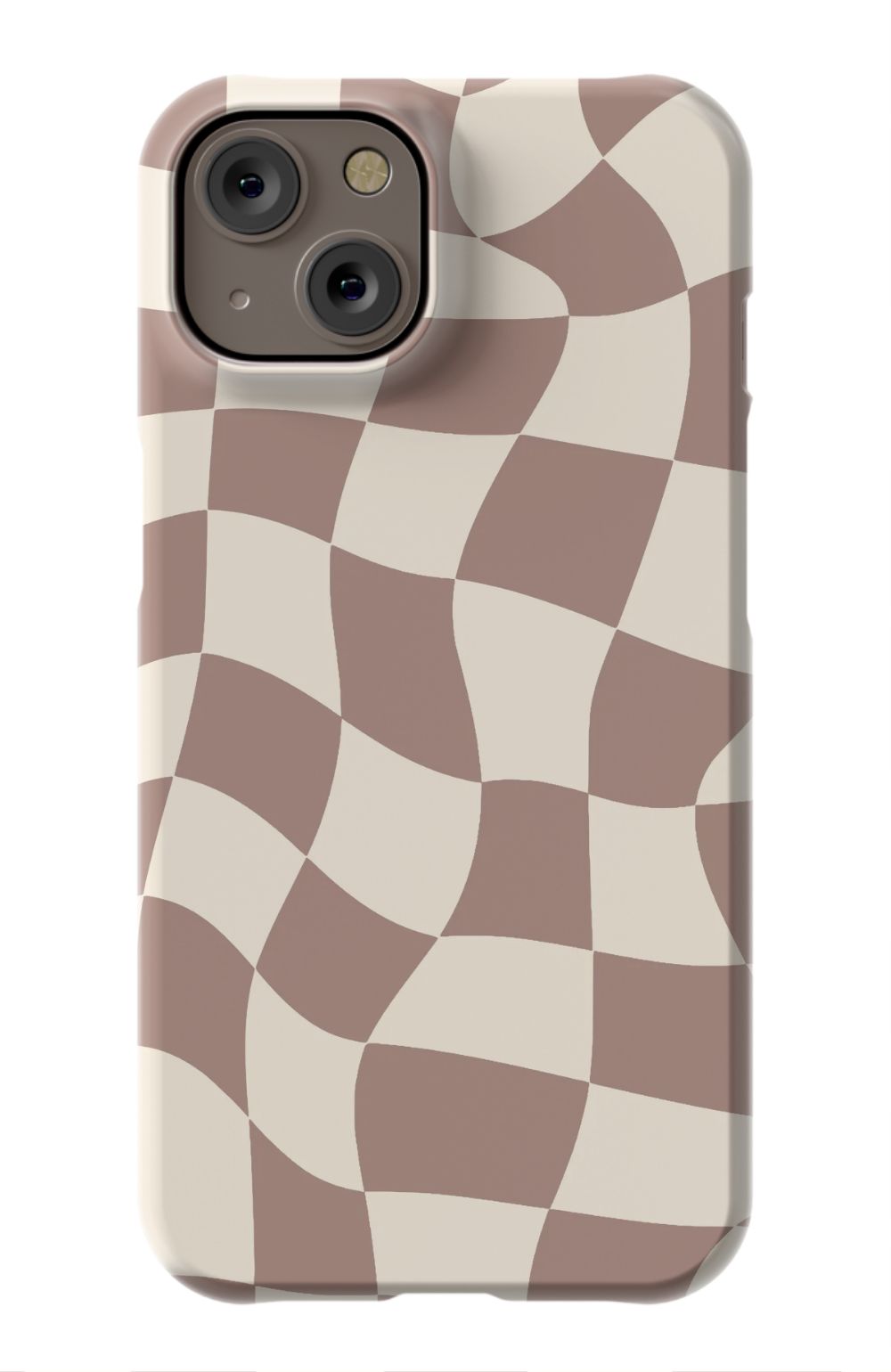 Light Brown Checkered Phone Case - B7Cases