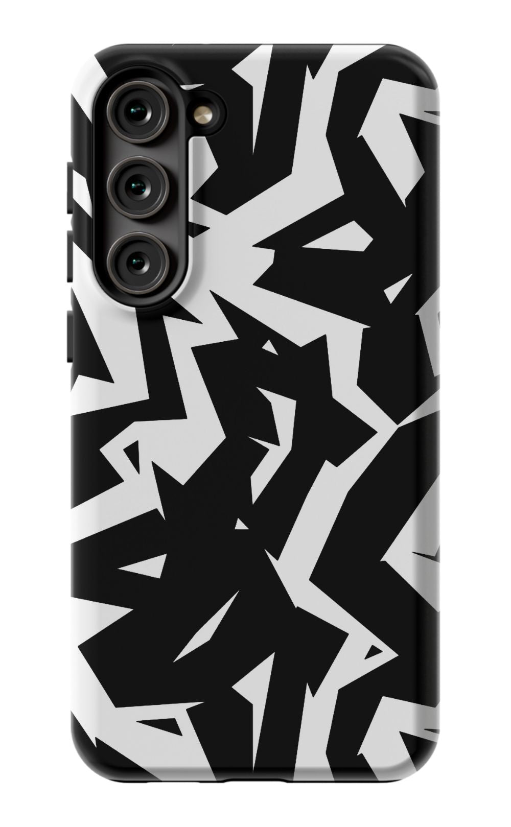 Black White Fragments Phone Case - B7Cases