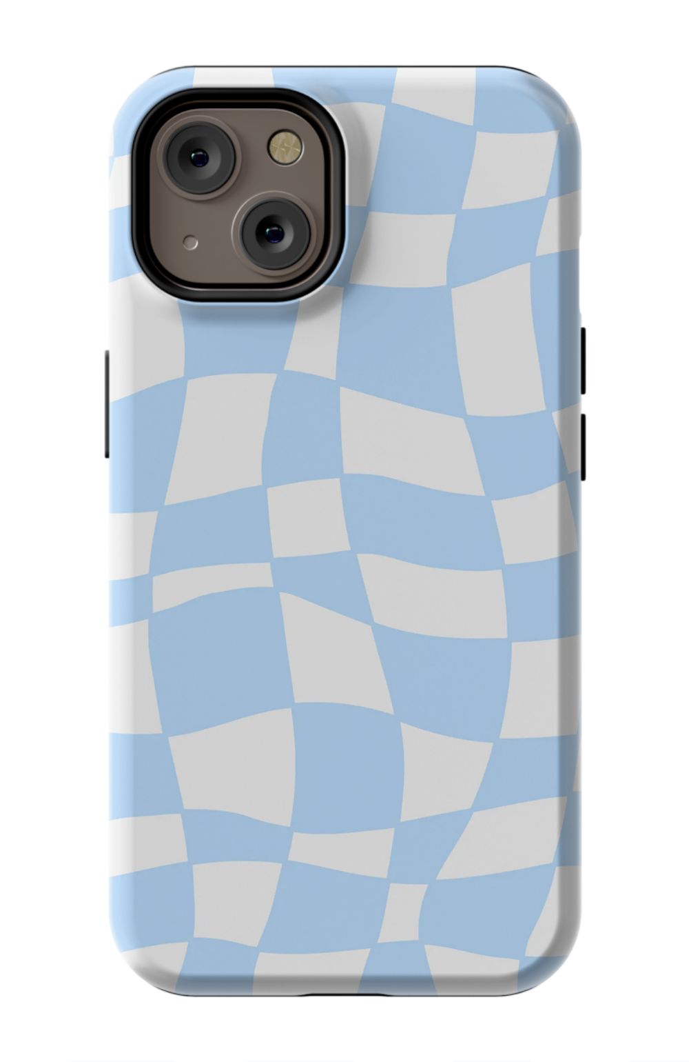 Light Blue Checkered Phone Case - B7Cases