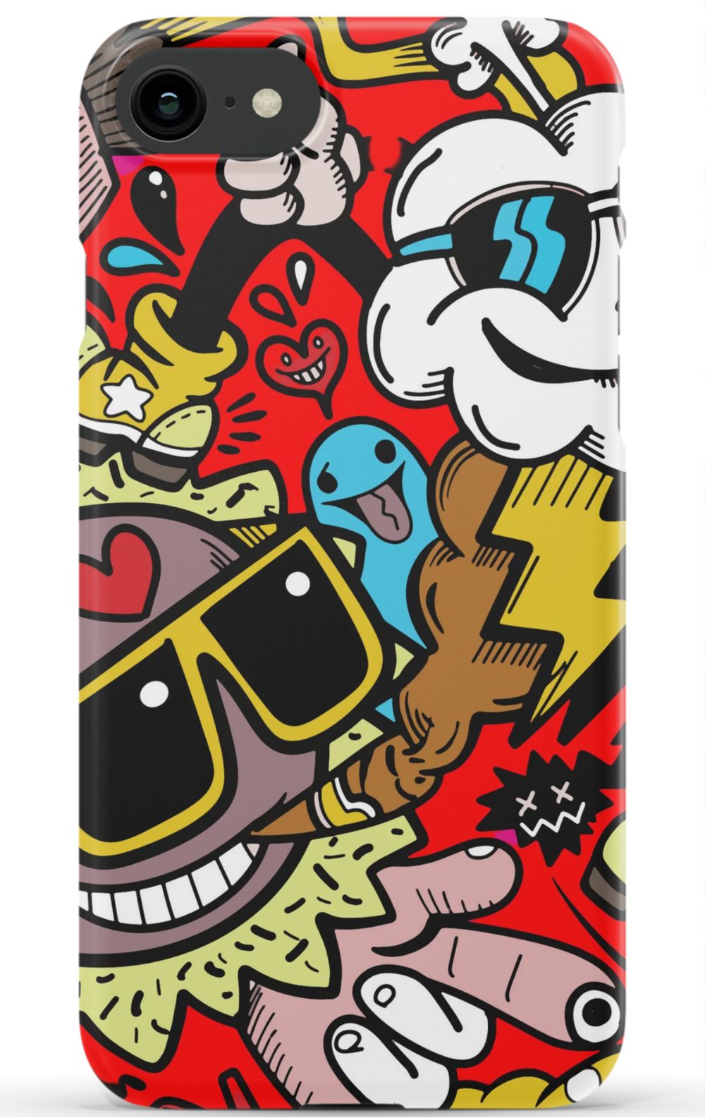 Street Bombing Graffiti Phone Case - B7Cases