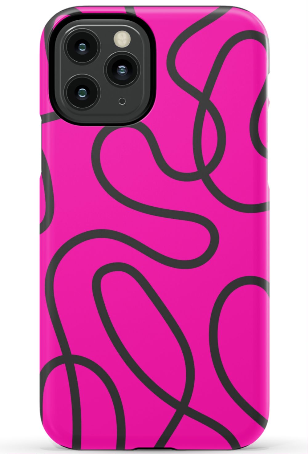 Pink Abstract Squiggles Phone Case - B7Cases