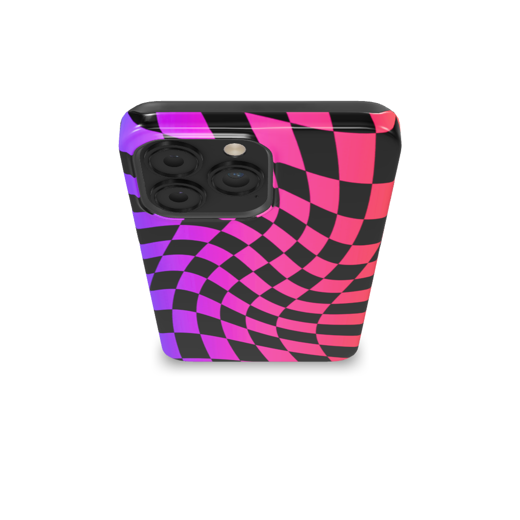 Wavy Checkers Phone Case - B7Cases