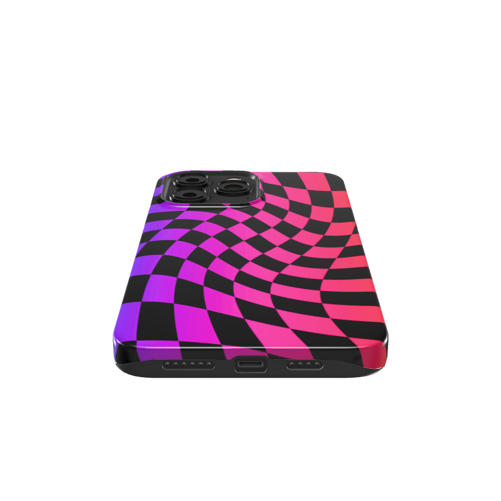 Wavy Checkers Phone Case - B7Cases
