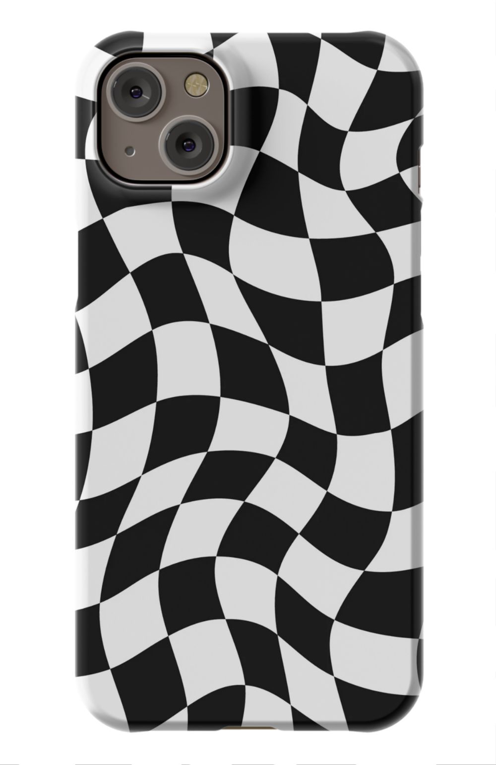 Black White Checkered Phone Case - B7Cases
