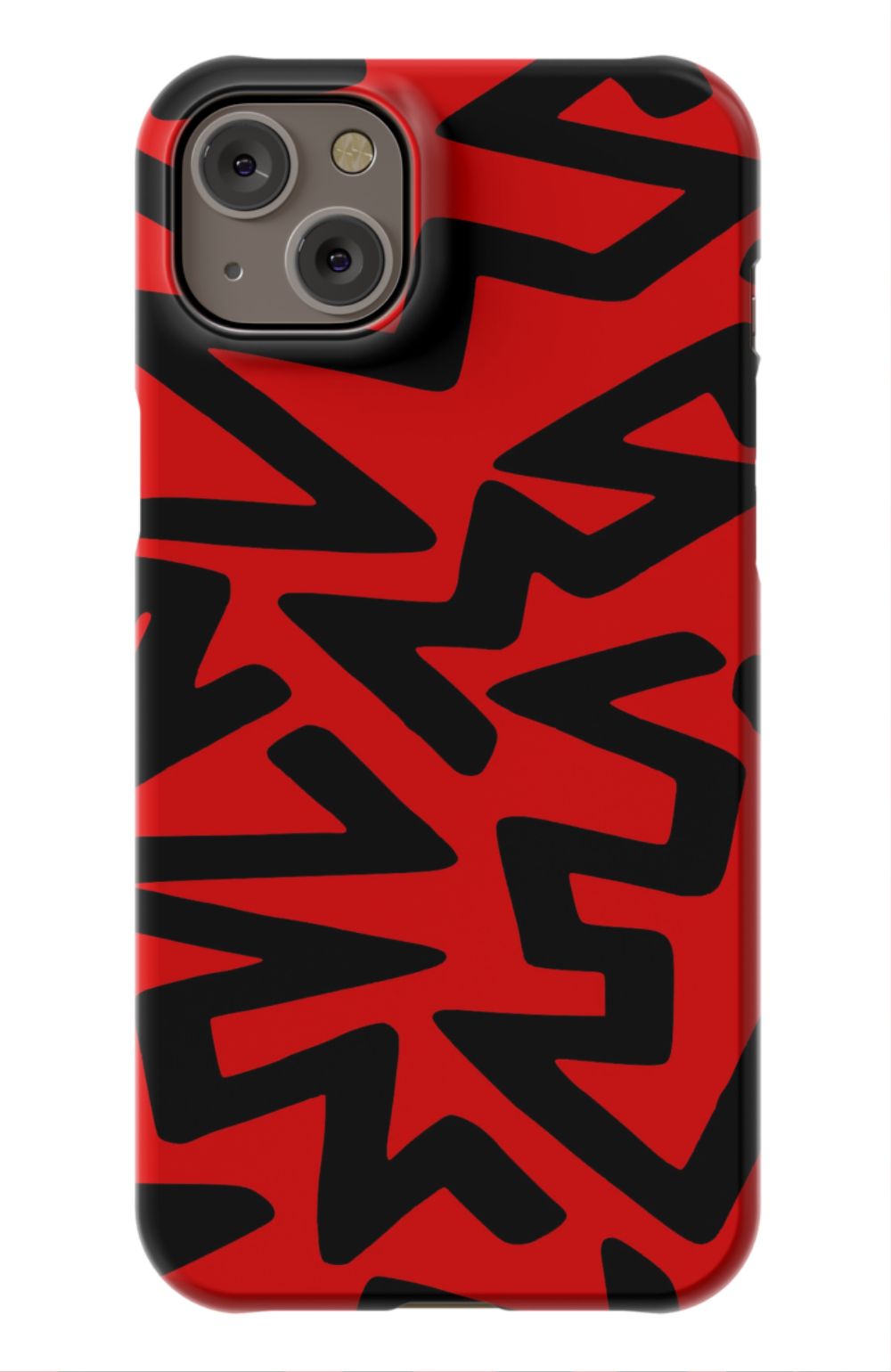 Red Abstract Shapes Phone Case - B7Cases