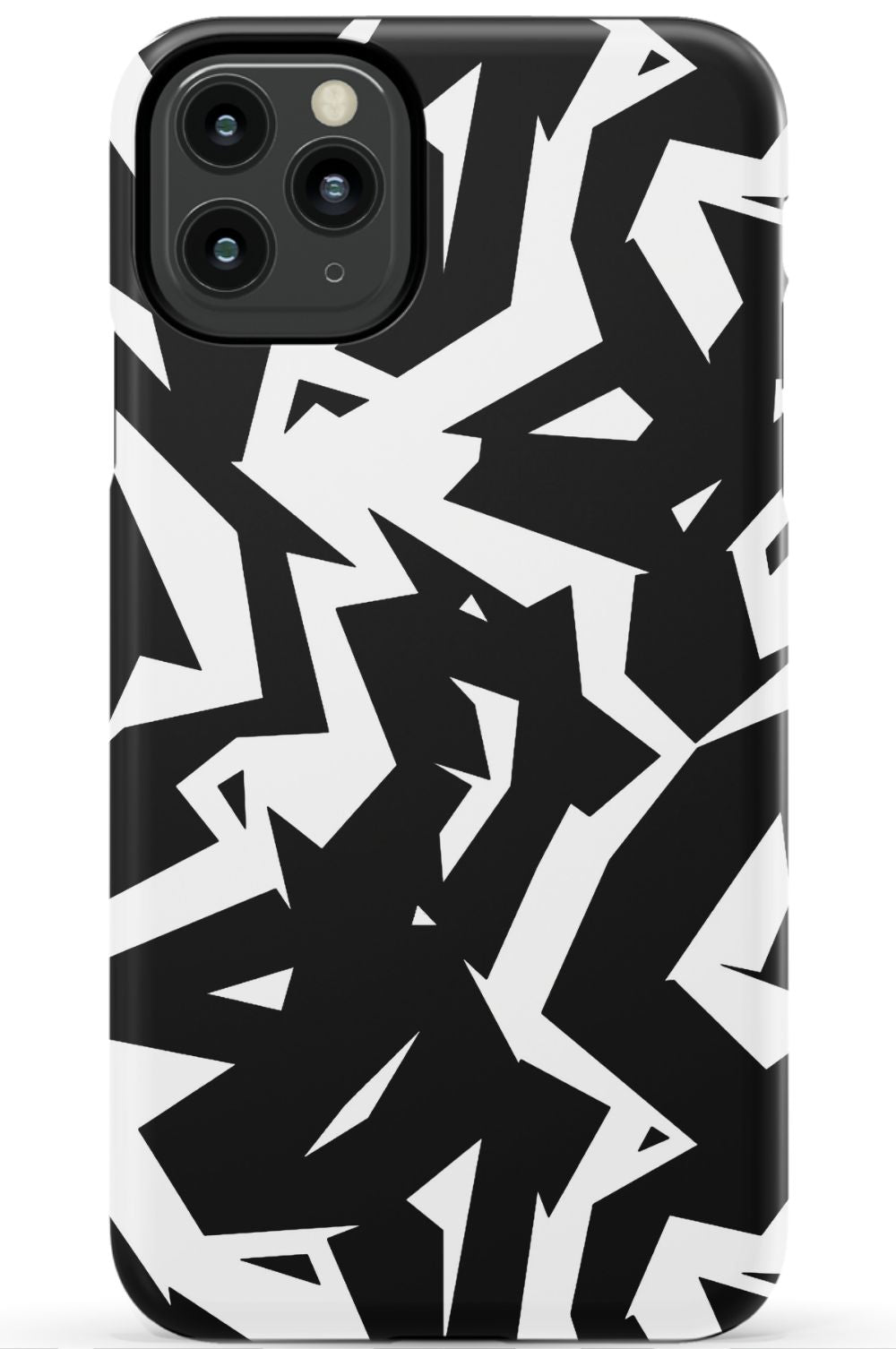 Black White Fragments Phone Case - B7Cases