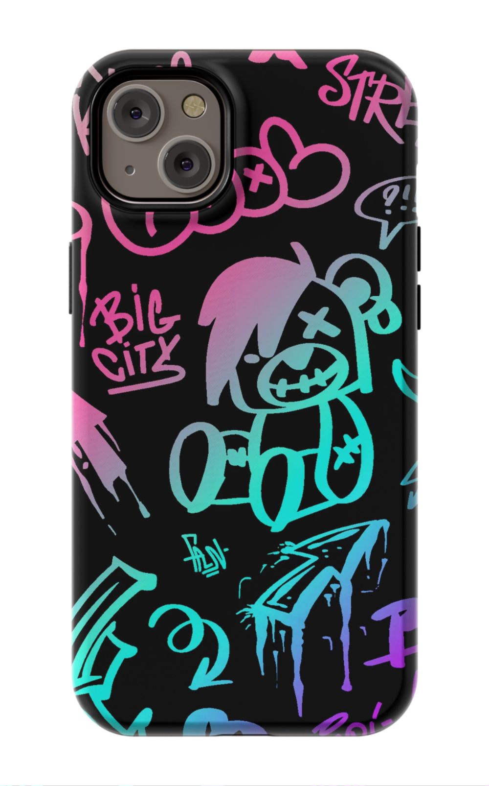 Neon Stickers Graffiti Phone Case - B7Cases