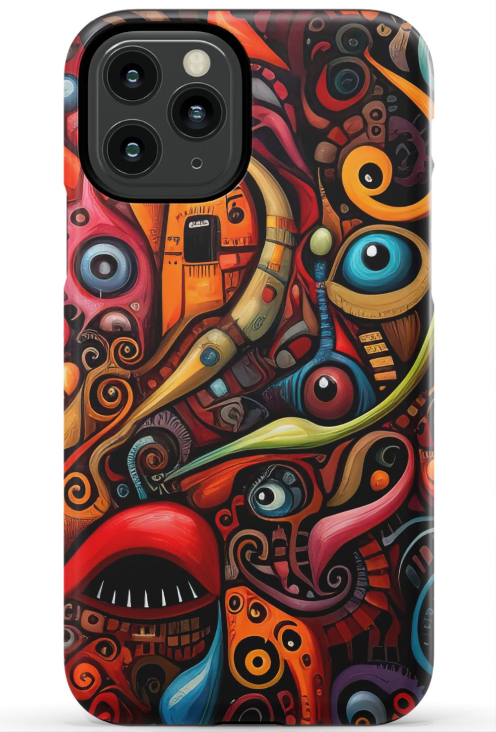 Psychedelic Eyes Graffiti Phone Case - B7Cases