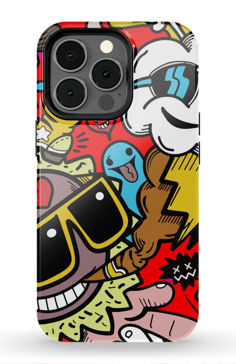 Street Bombing Graffiti Phone Case - B7Cases