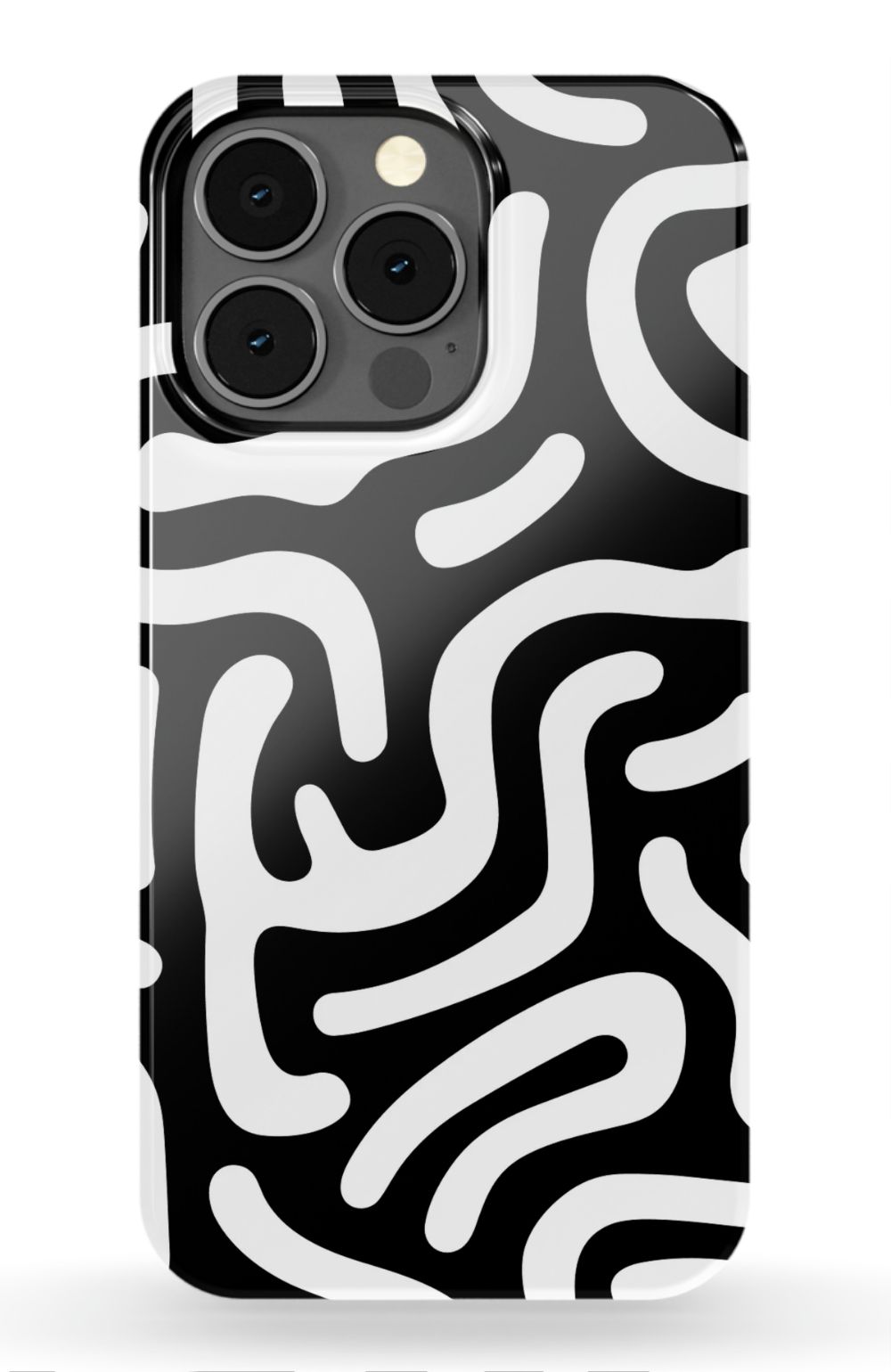 Monochrome Strokes Phone Case - B7Cases
