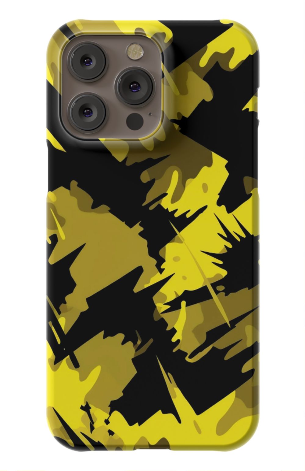 Yellow Blazing Camo Phone Case - B7Cases