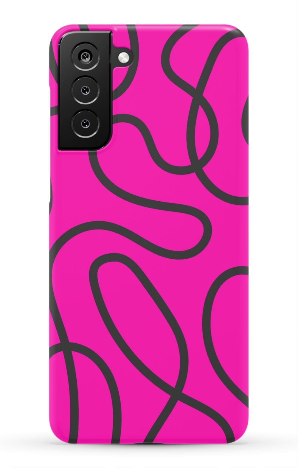 Pink Abstract Squiggles Phone Case - B7Cases
