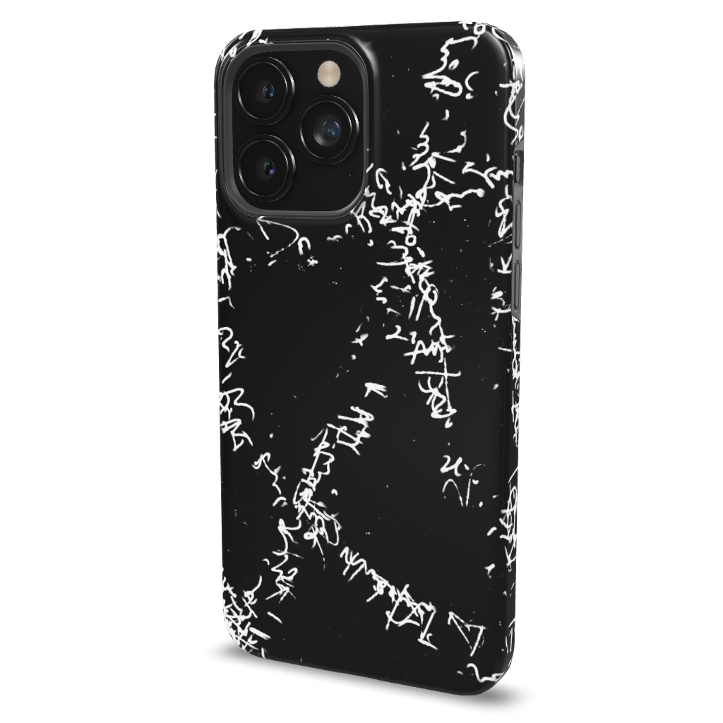Dark Messy Graffiti Phone Case - B7Cases
