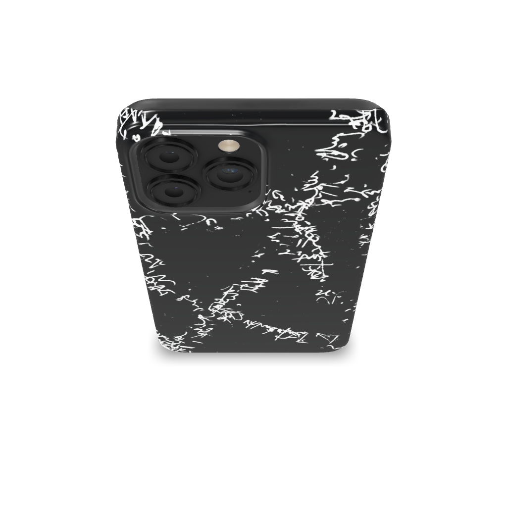 Dark Messy Graffiti Phone Case - B7Cases