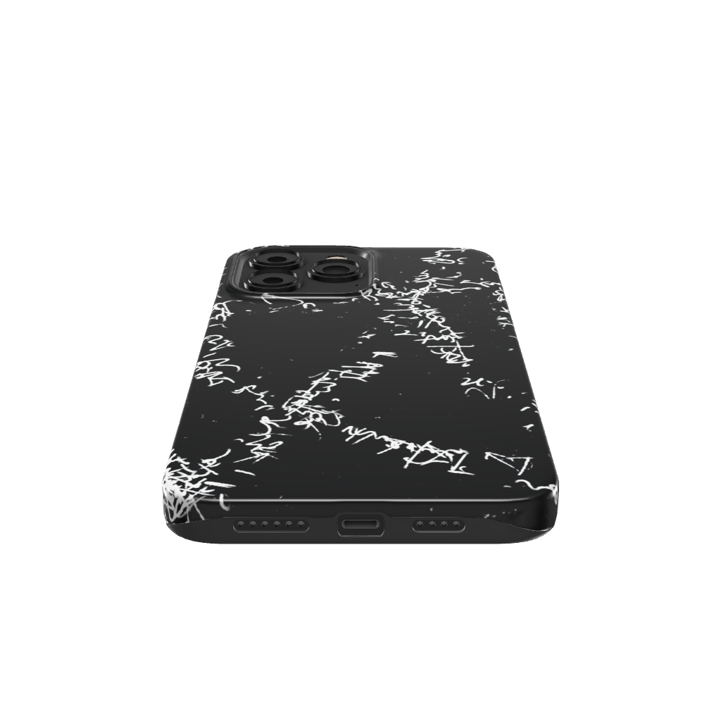 Dark Messy Graffiti Phone Case - B7Cases