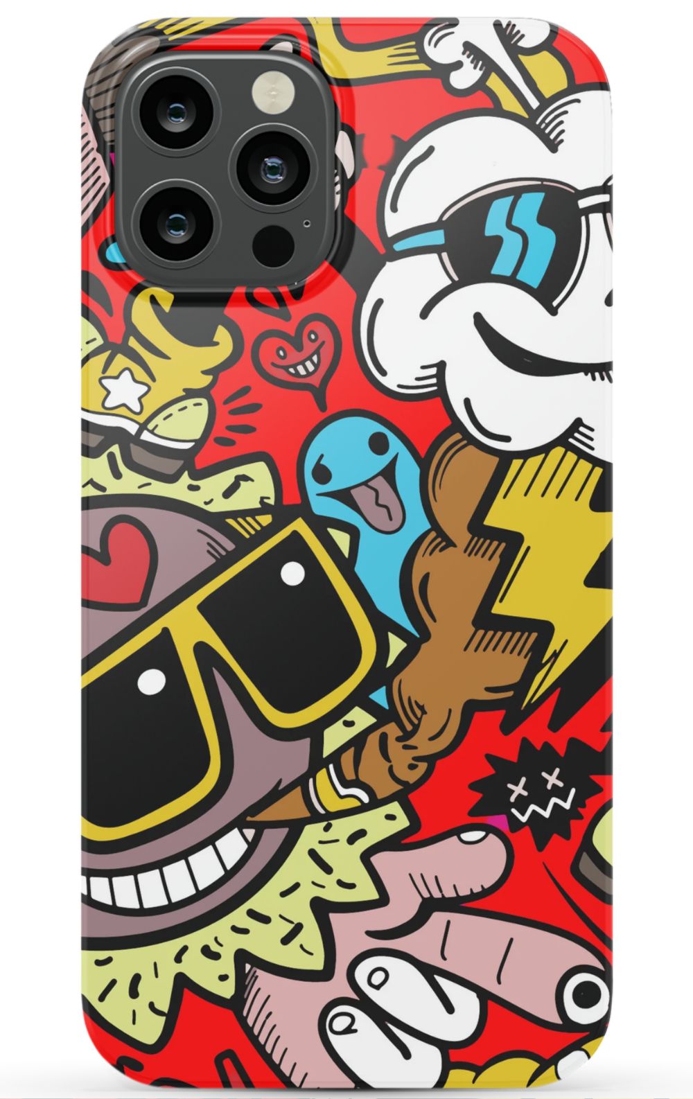 Street Bombing Graffiti Phone Case - B7Cases