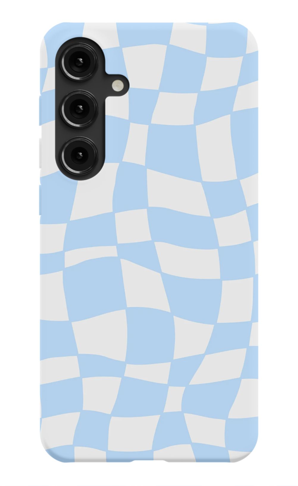 Light Blue Checkered Phone Case - B7Cases