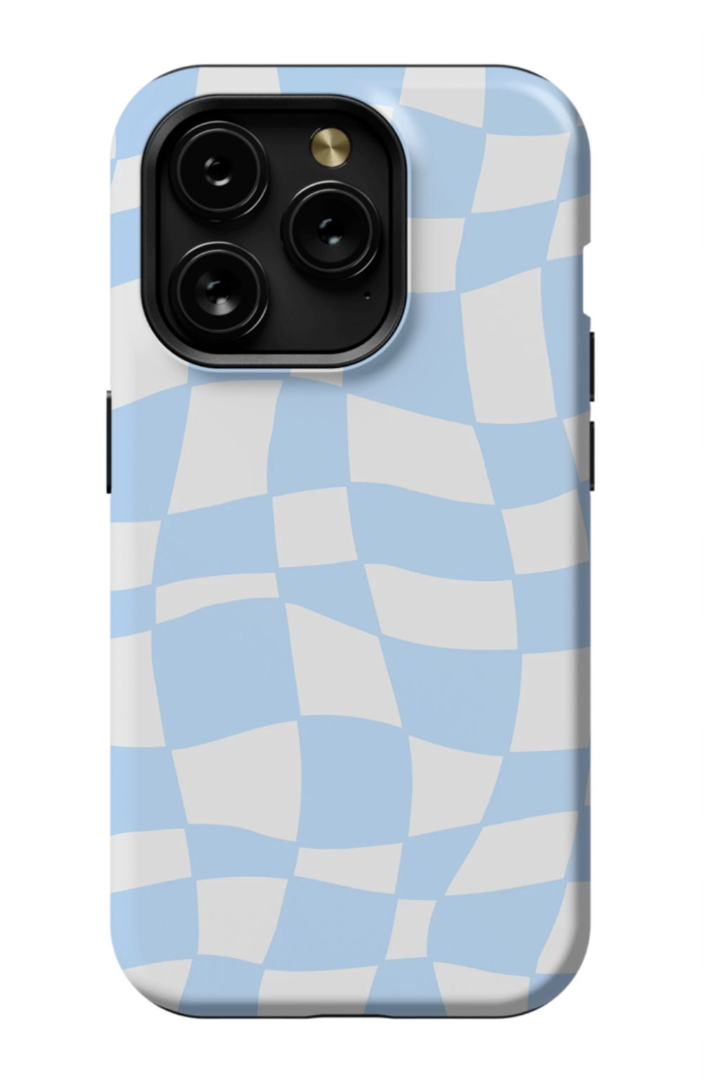 Light Blue Checkered Phone Case - B7Cases