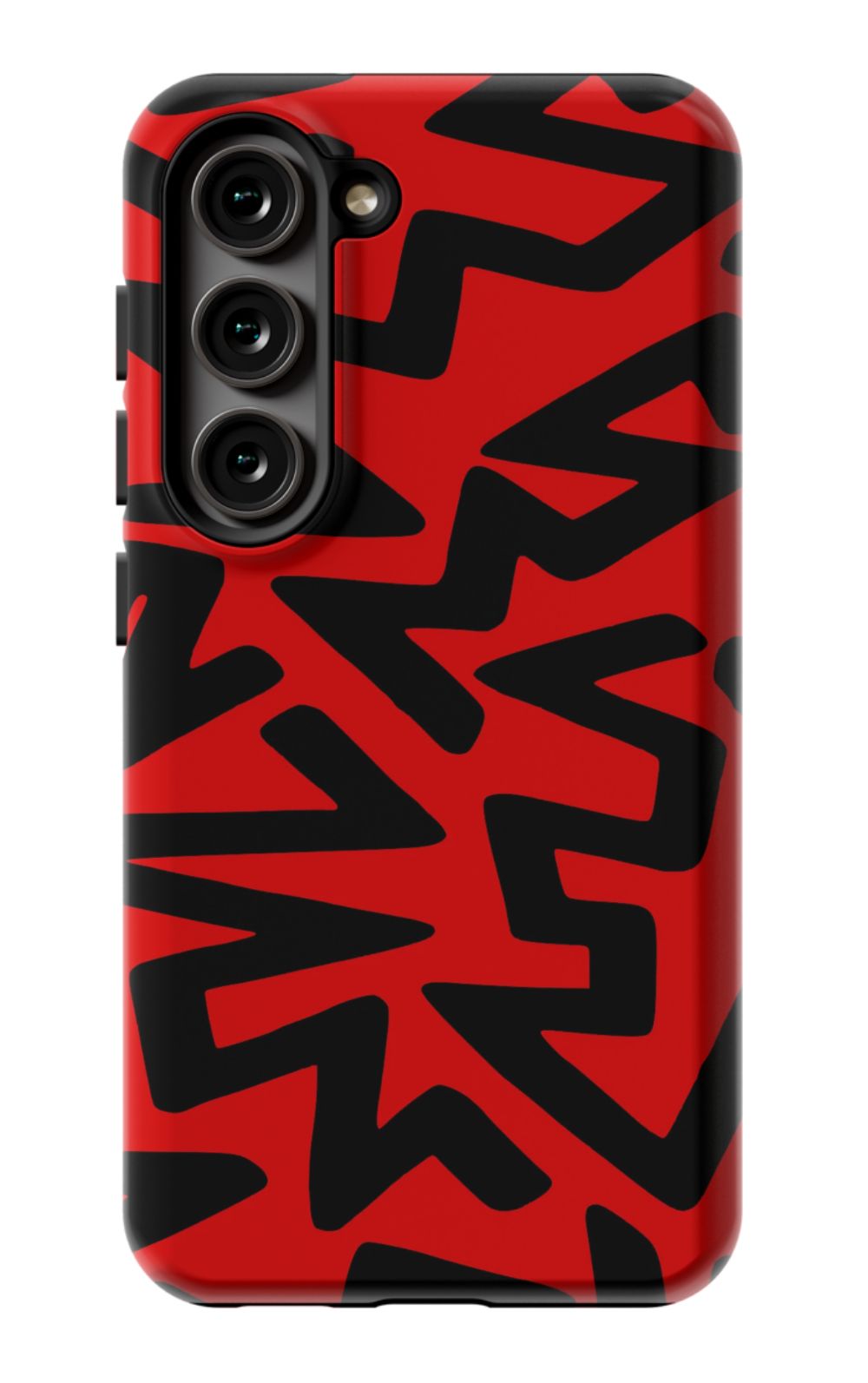Red Abstract Shapes Phone Case - B7Cases
