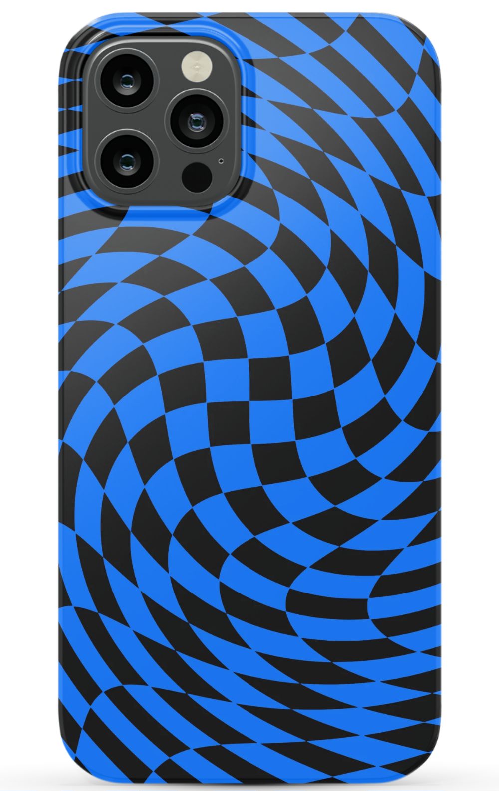 Twisted Blue Checkered Phone Case - B7Cases