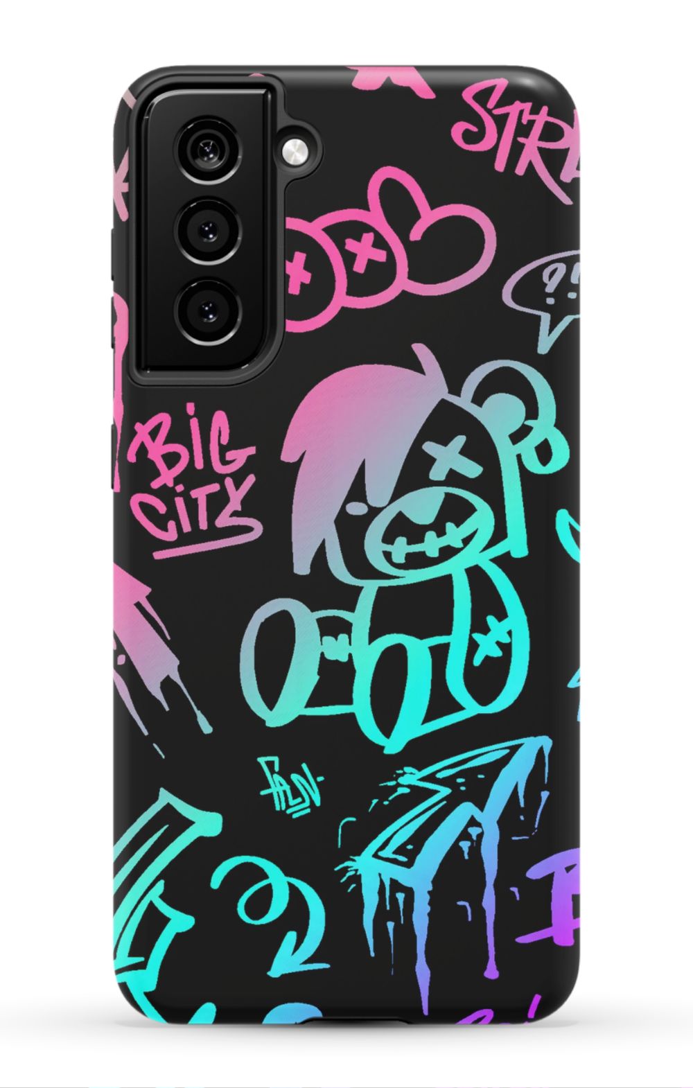 Neon Stickers Graffiti Phone Case - B7Cases
