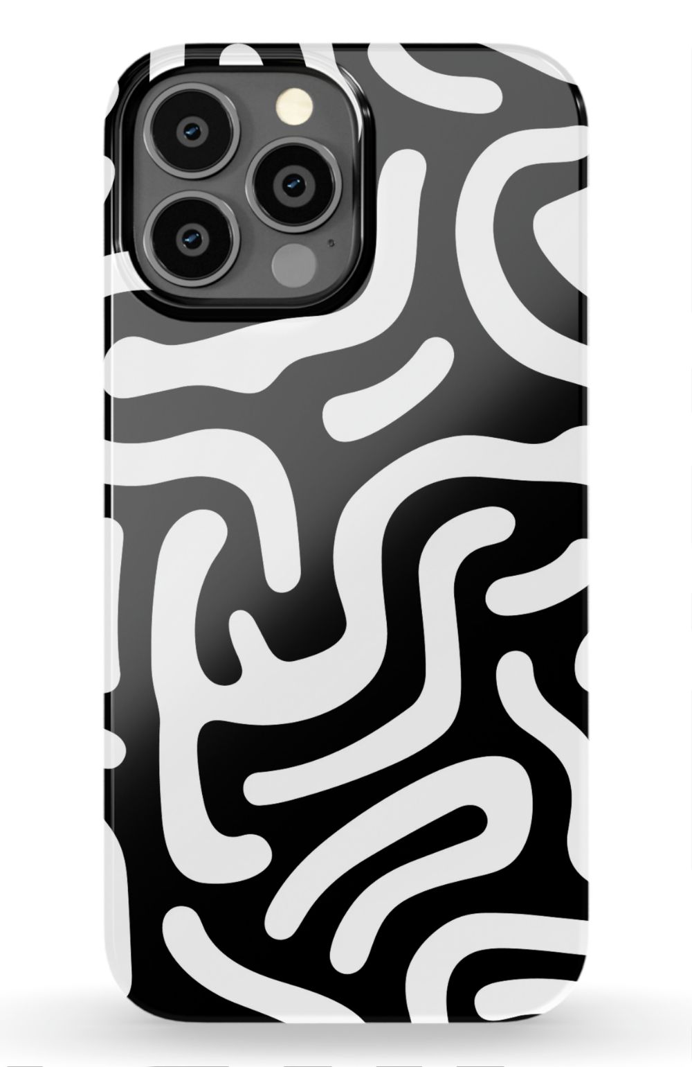 Monochrome Strokes Phone Case - B7Cases