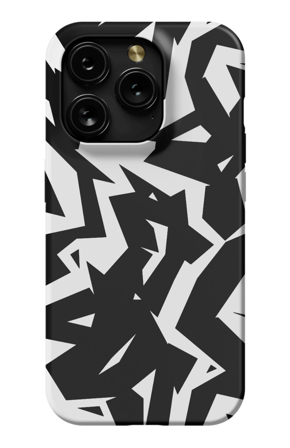 Black White Fragments Phone Case - B7Cases