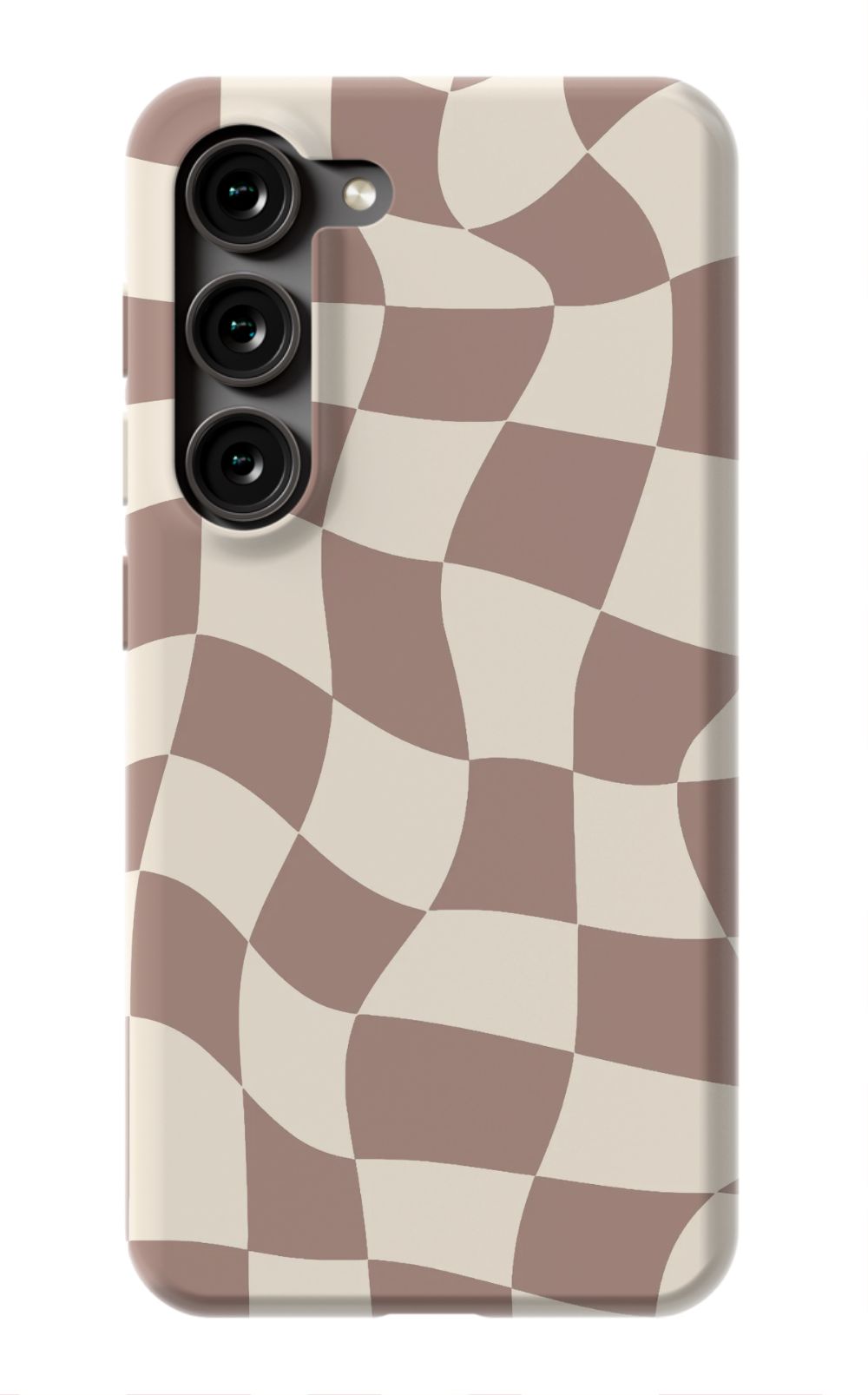Light Brown Checkered Phone Case - B7Cases