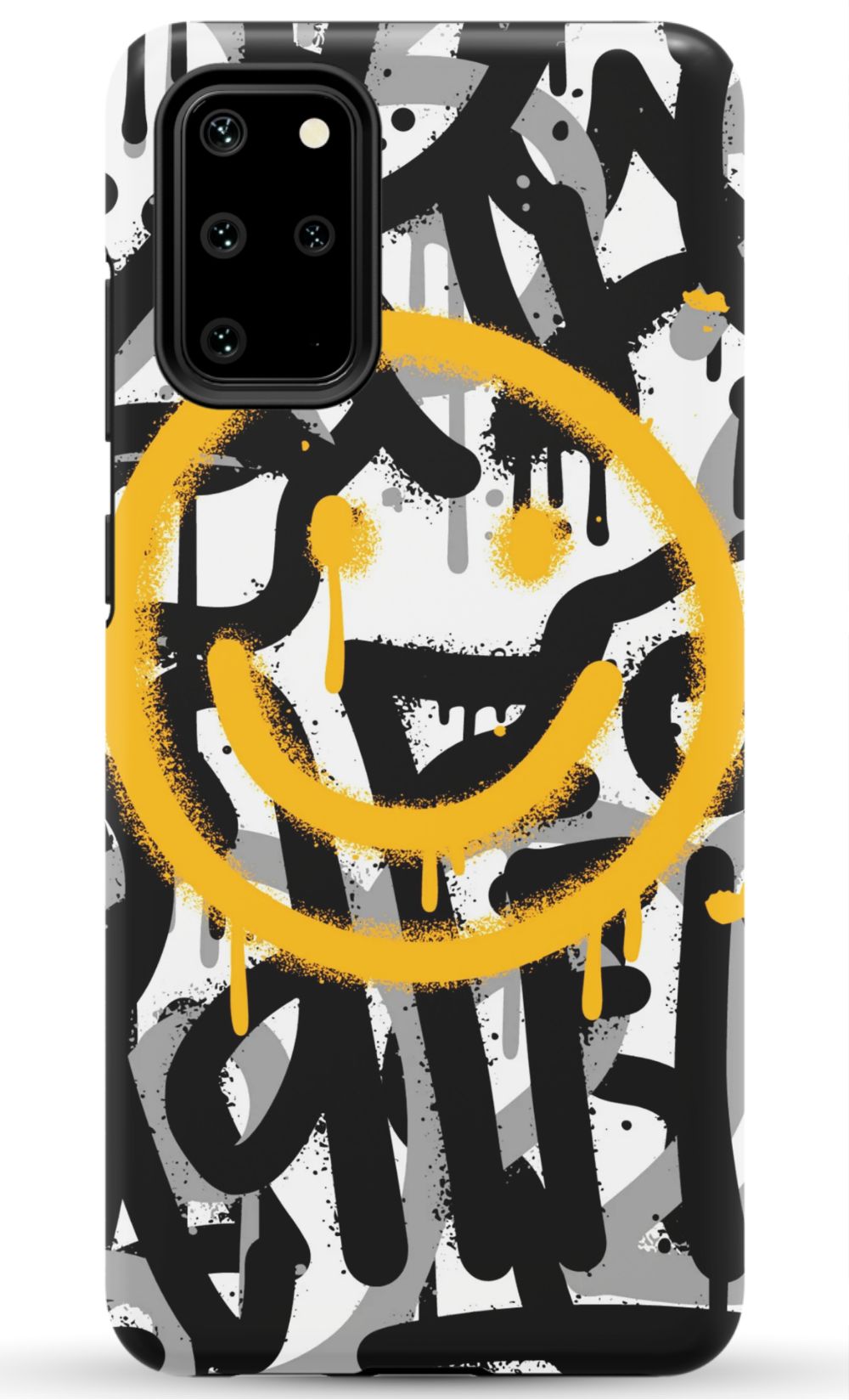 Sprayed Smiley Graffiti Phone Case - B7Cases