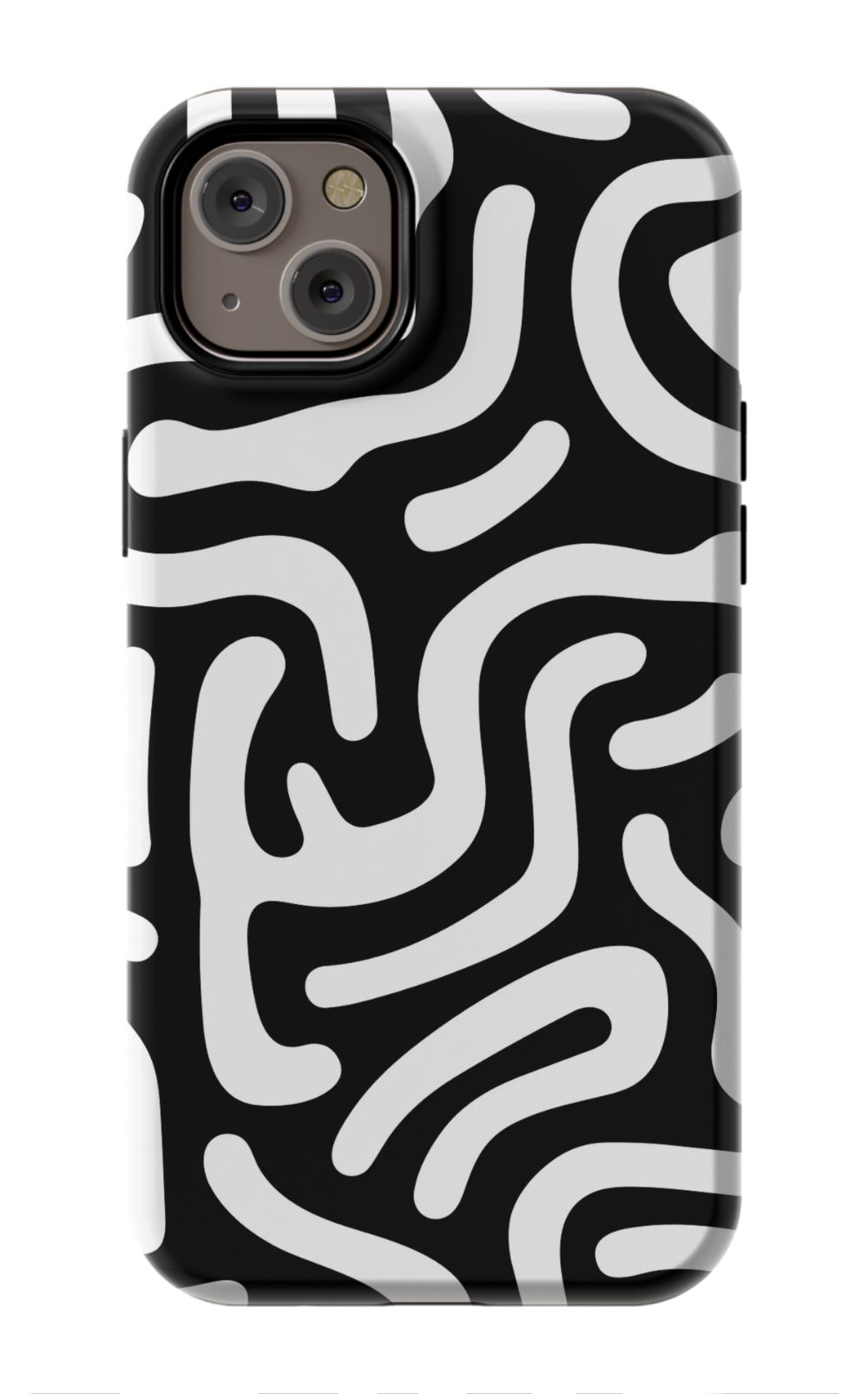 Monochrome Strokes Phone Case - B7Cases