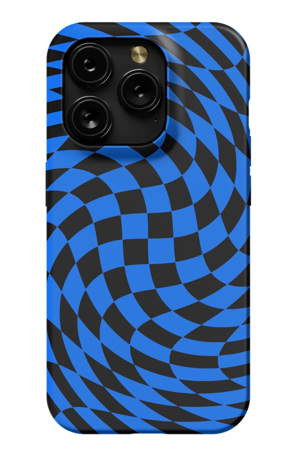 Twisted Blue Checkered Phone Case - B7Cases