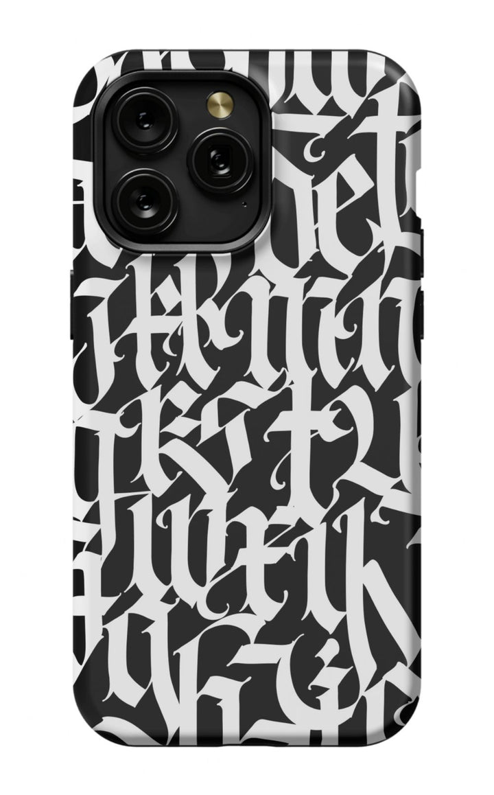 Gothic Letters Graffiti Phone Case - B7Cases