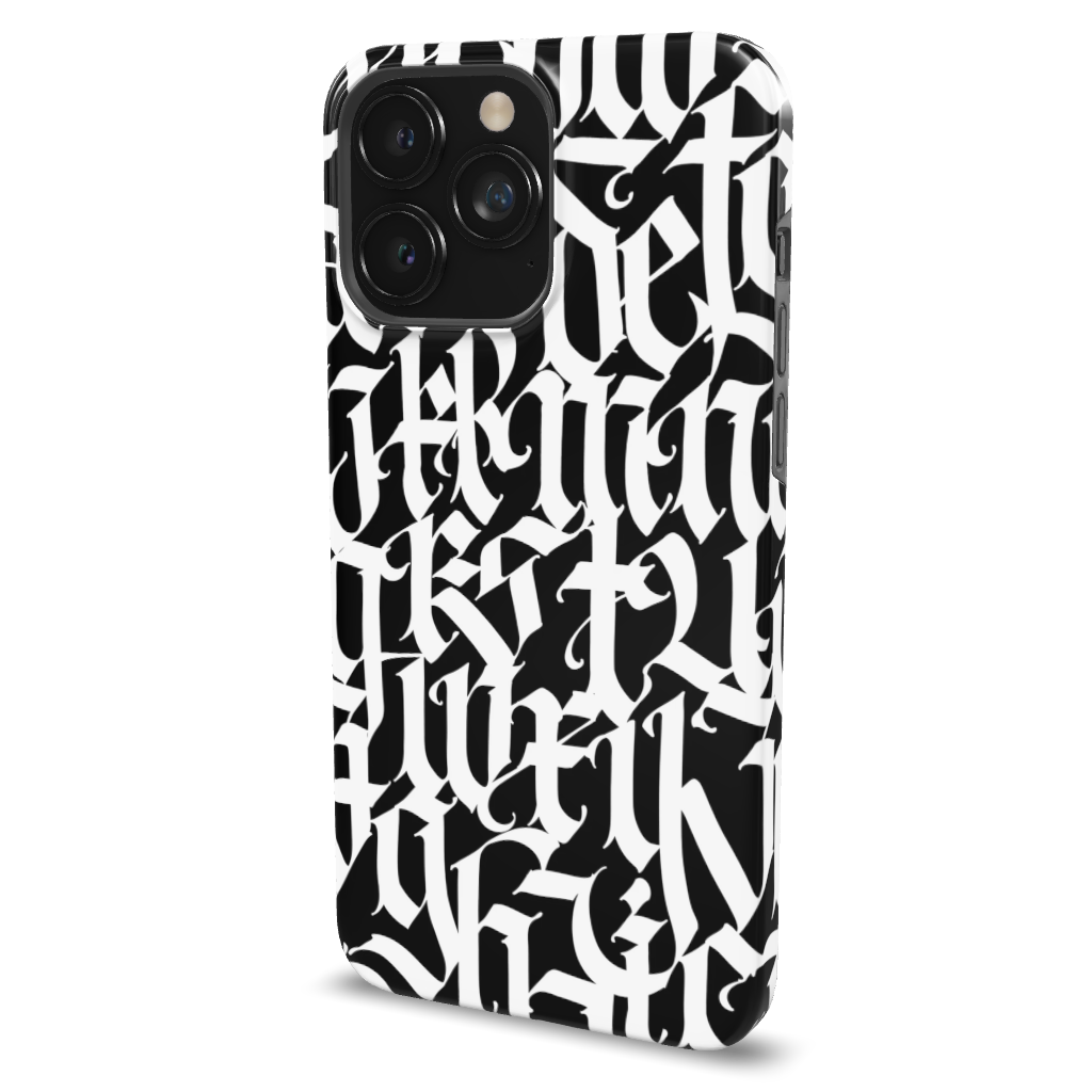 Gothic Letters Graffiti Phone Case - B7Cases