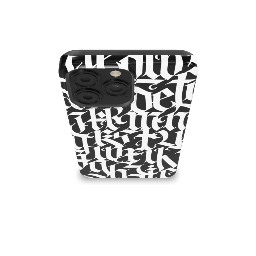 Gothic Letters Graffiti Phone Case - B7Cases