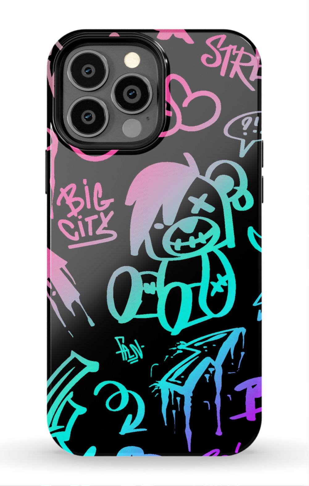Neon Stickers Graffiti Phone Case - B7Cases