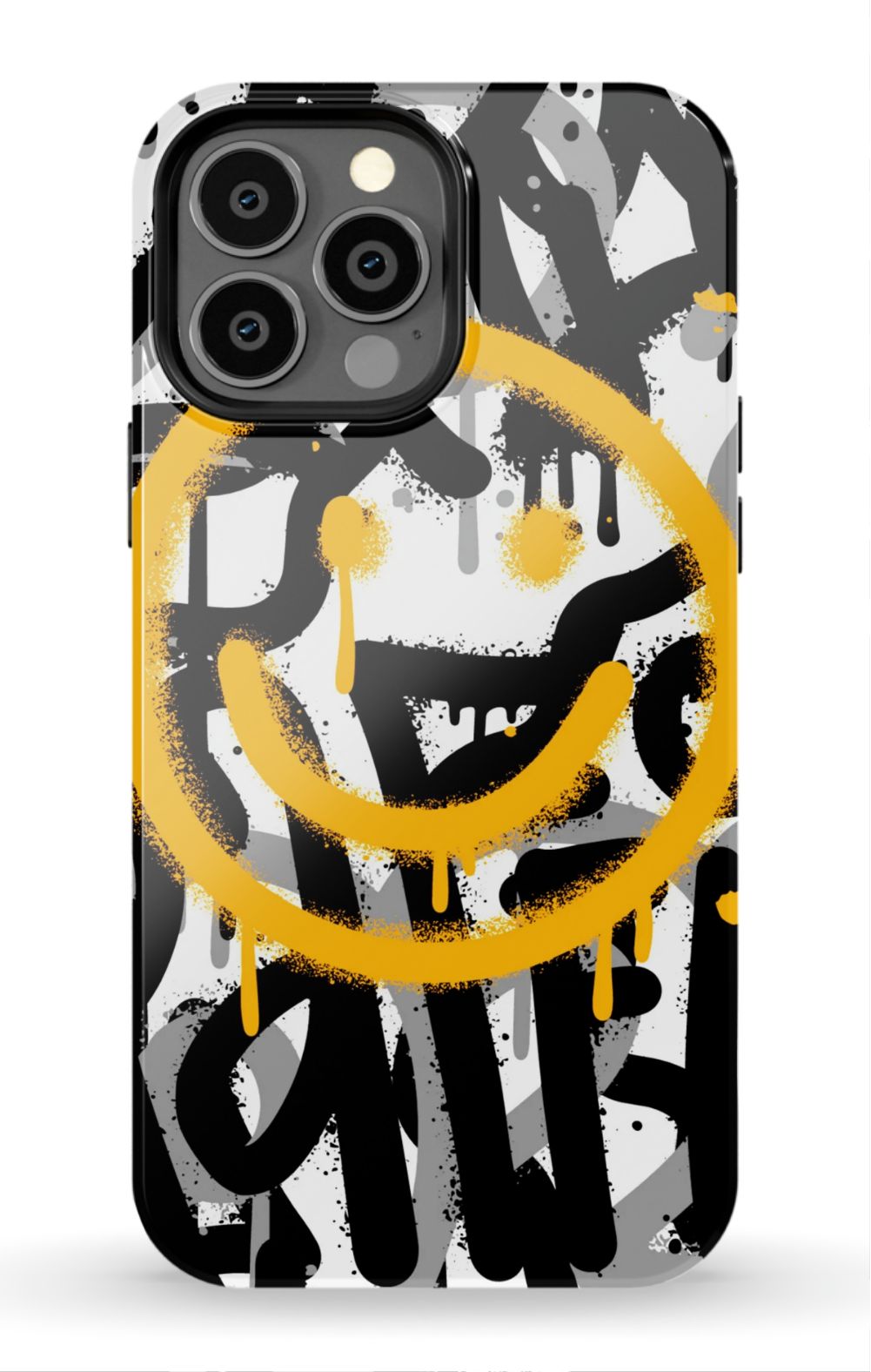Sprayed Smiley Graffiti Phone Case - B7Cases