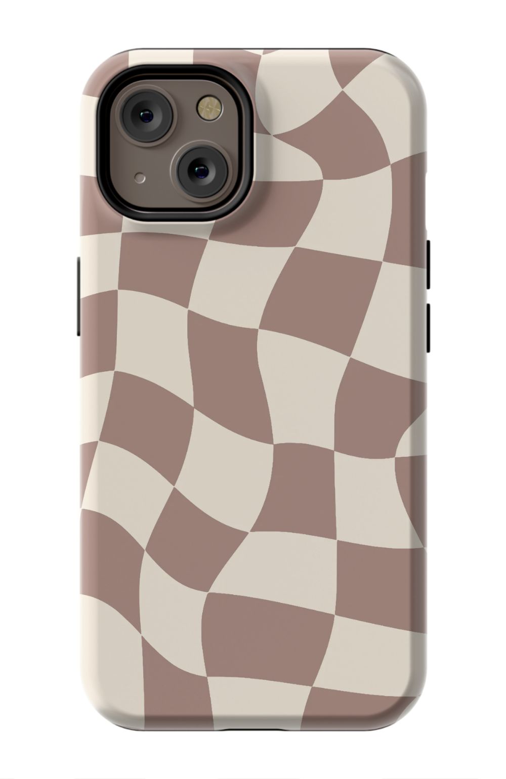 Light Brown Checkered Phone Case - B7Cases