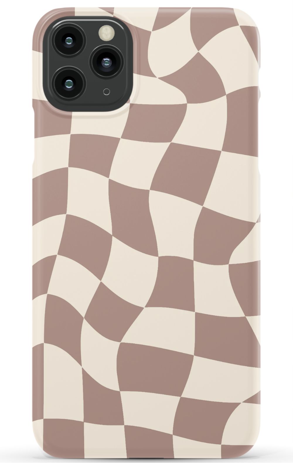 Light Brown Checkered Phone Case - B7Cases