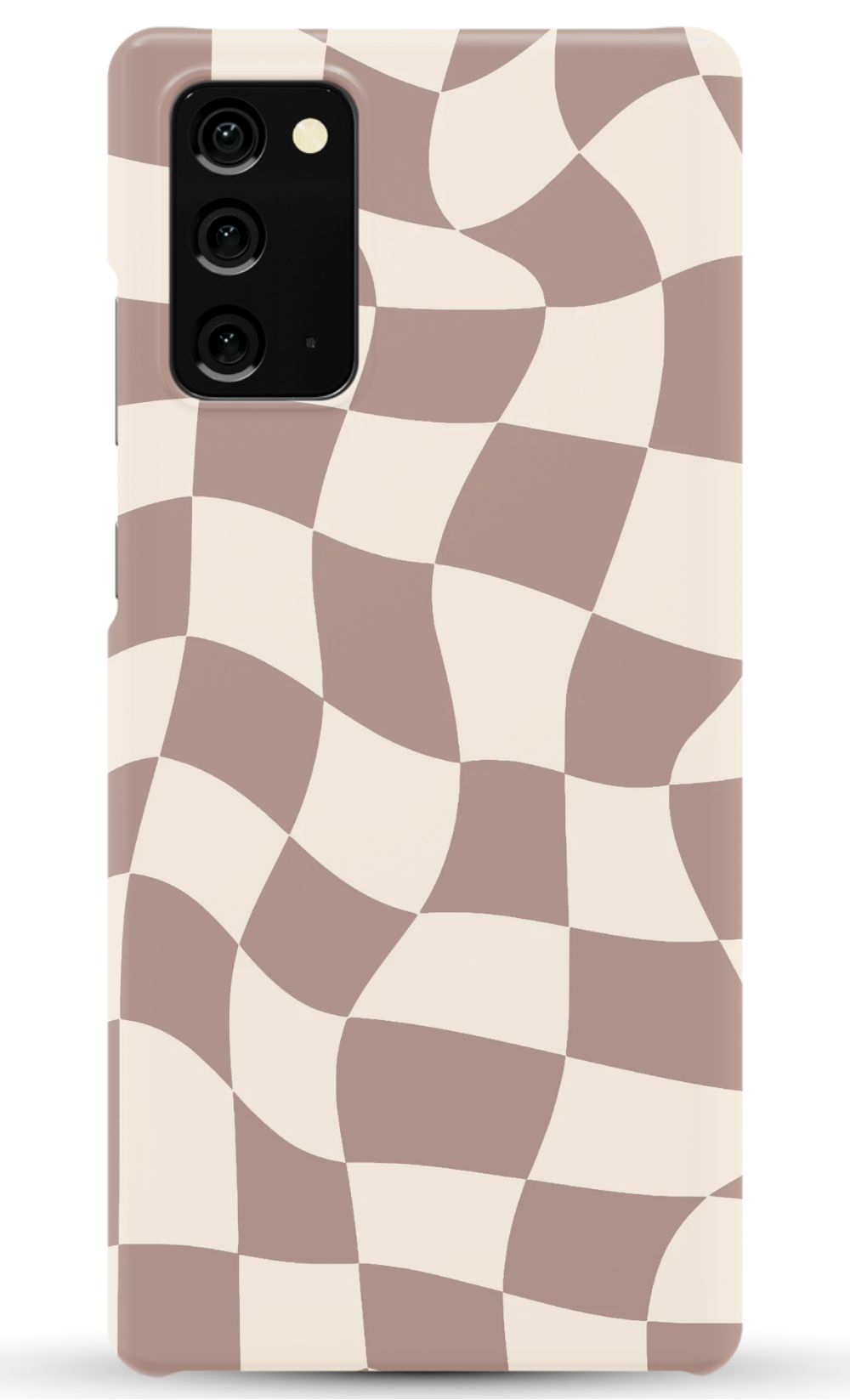 Light Brown Checkered Phone Case - B7Cases