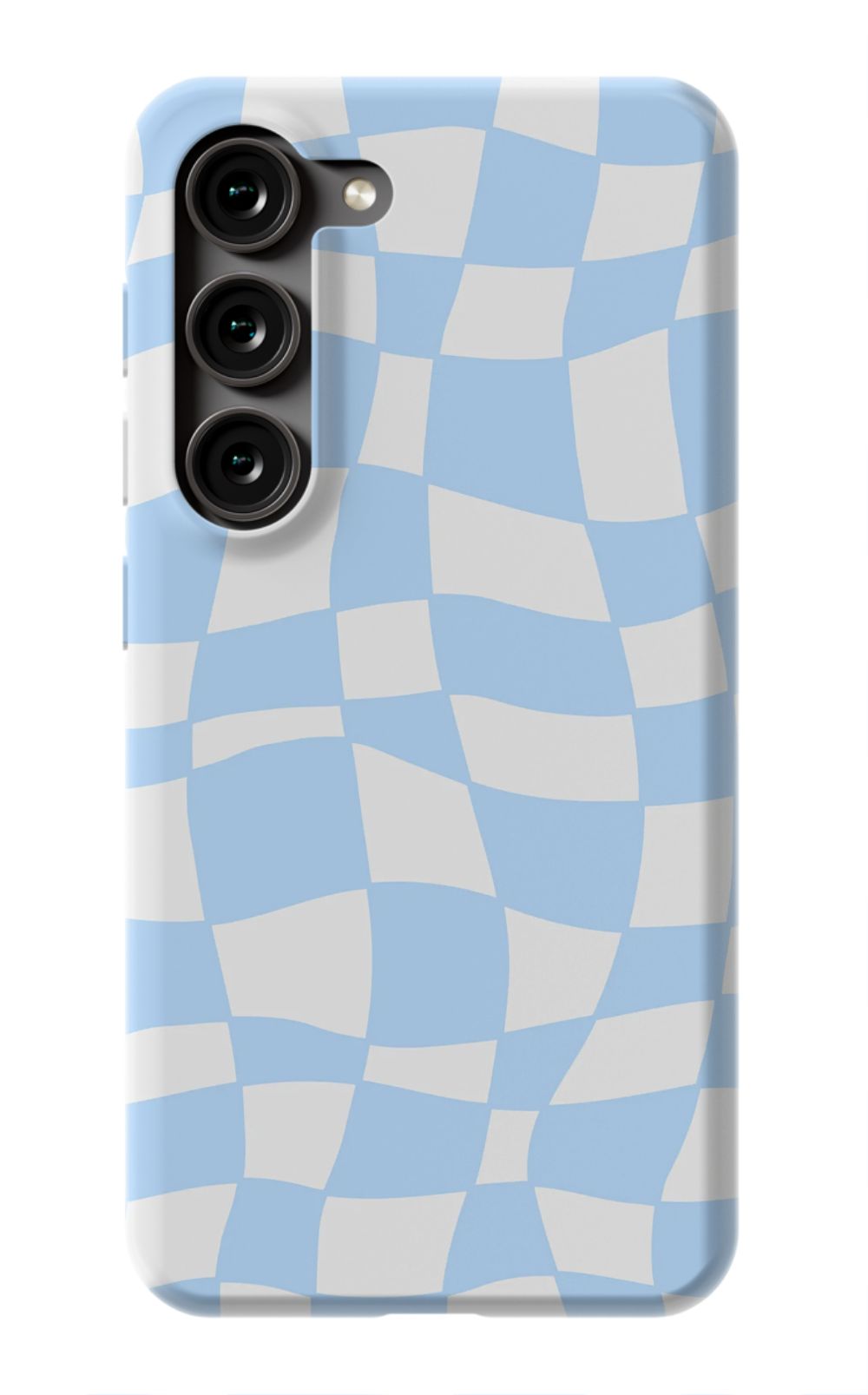 Light Blue Checkered Phone Case - B7Cases