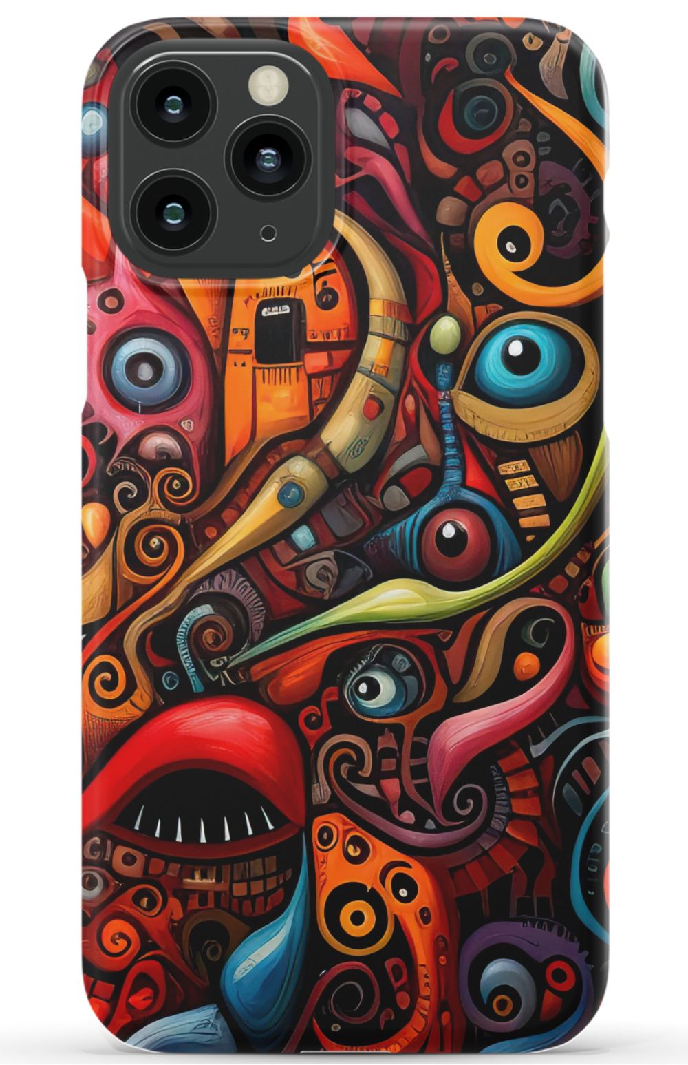 Psychedelic Eyes Graffiti Phone Case - B7Cases