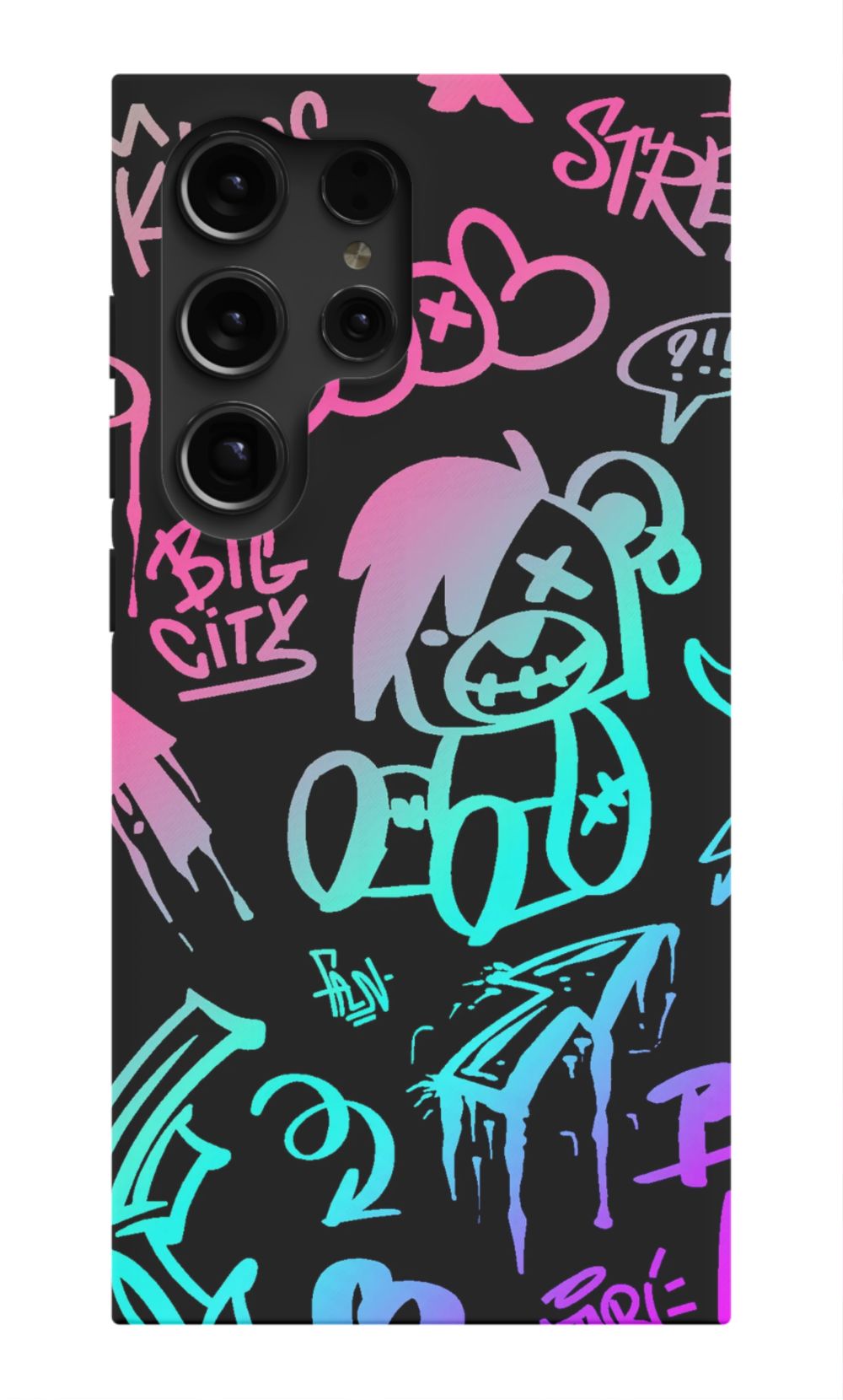 Neon Stickers Graffiti Phone Case - B7Cases