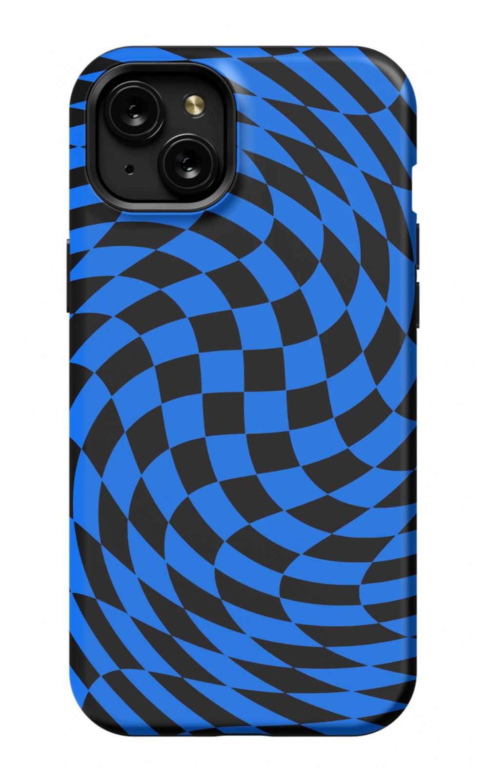 Twisted Blue Checkered Phone Case - B7Cases