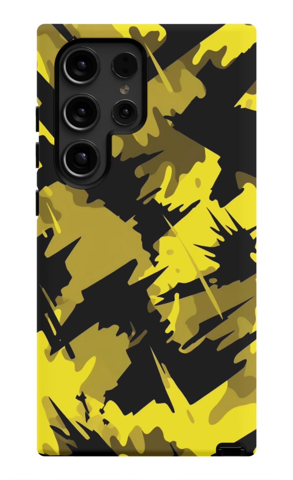 Yellow Blazing Camo Phone Case - B7Cases