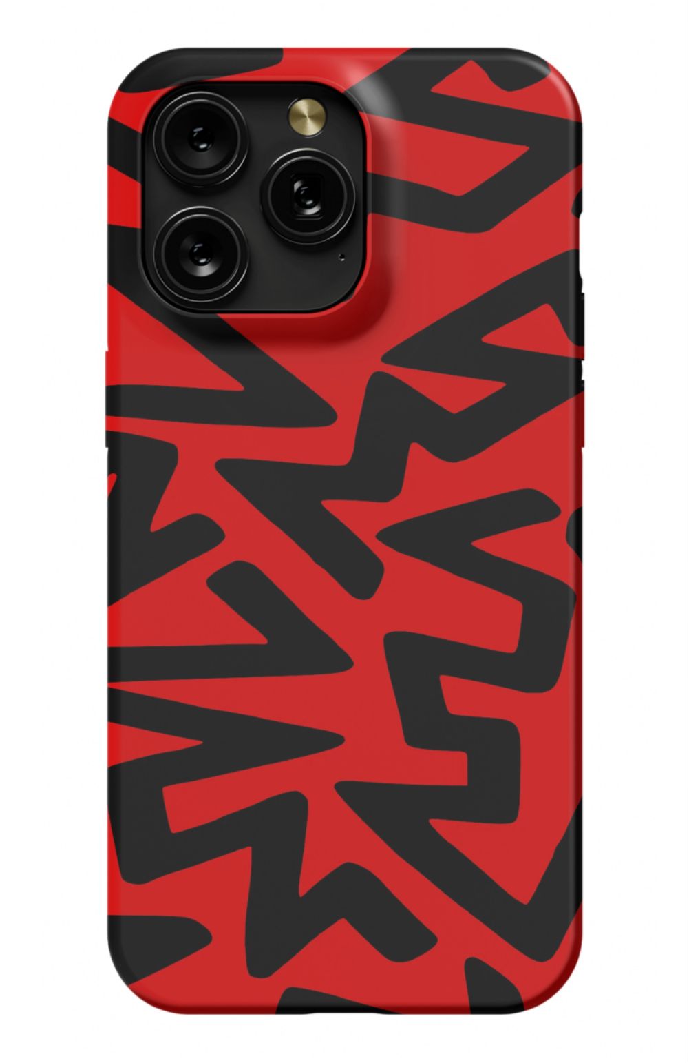 Red Abstract Shapes Phone Case - B7Cases