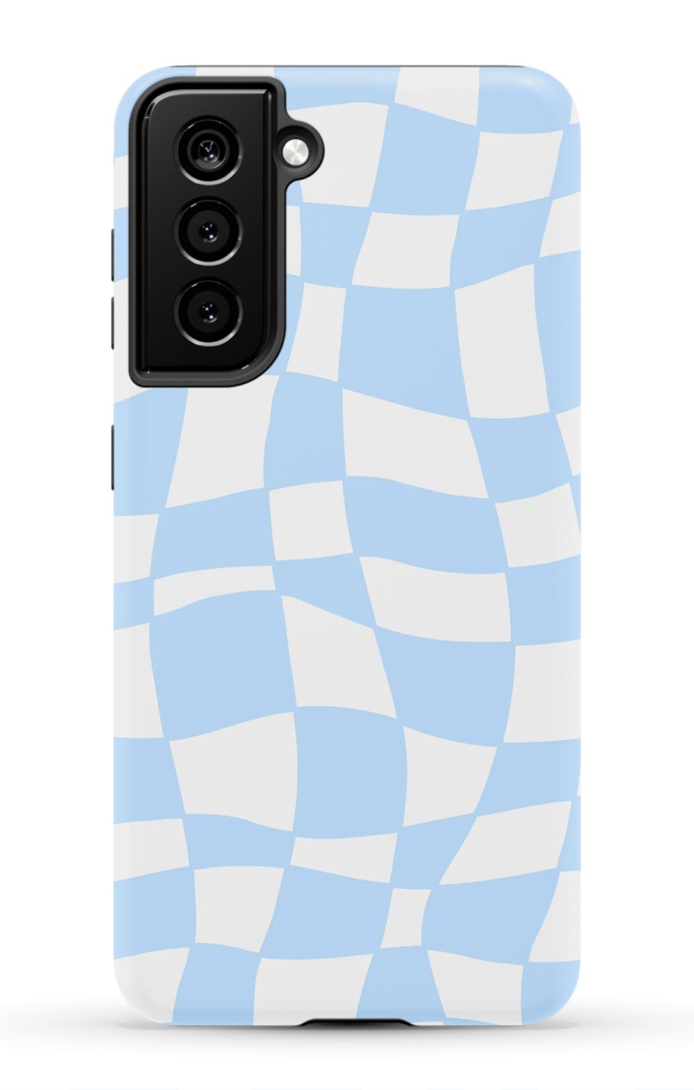 Light Blue Checkered Phone Case - B7Cases