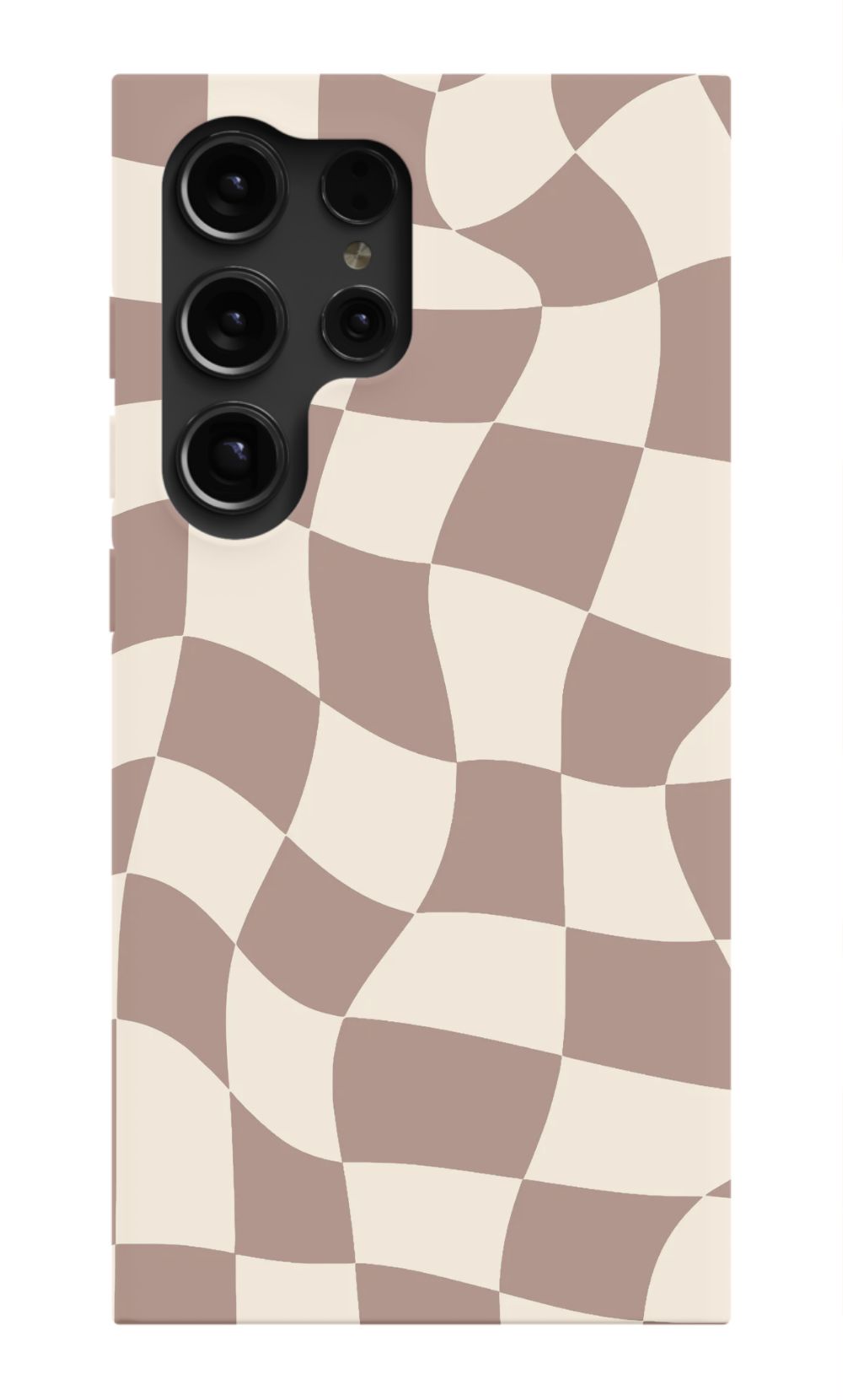 Light Brown Checkered Phone Case - B7Cases