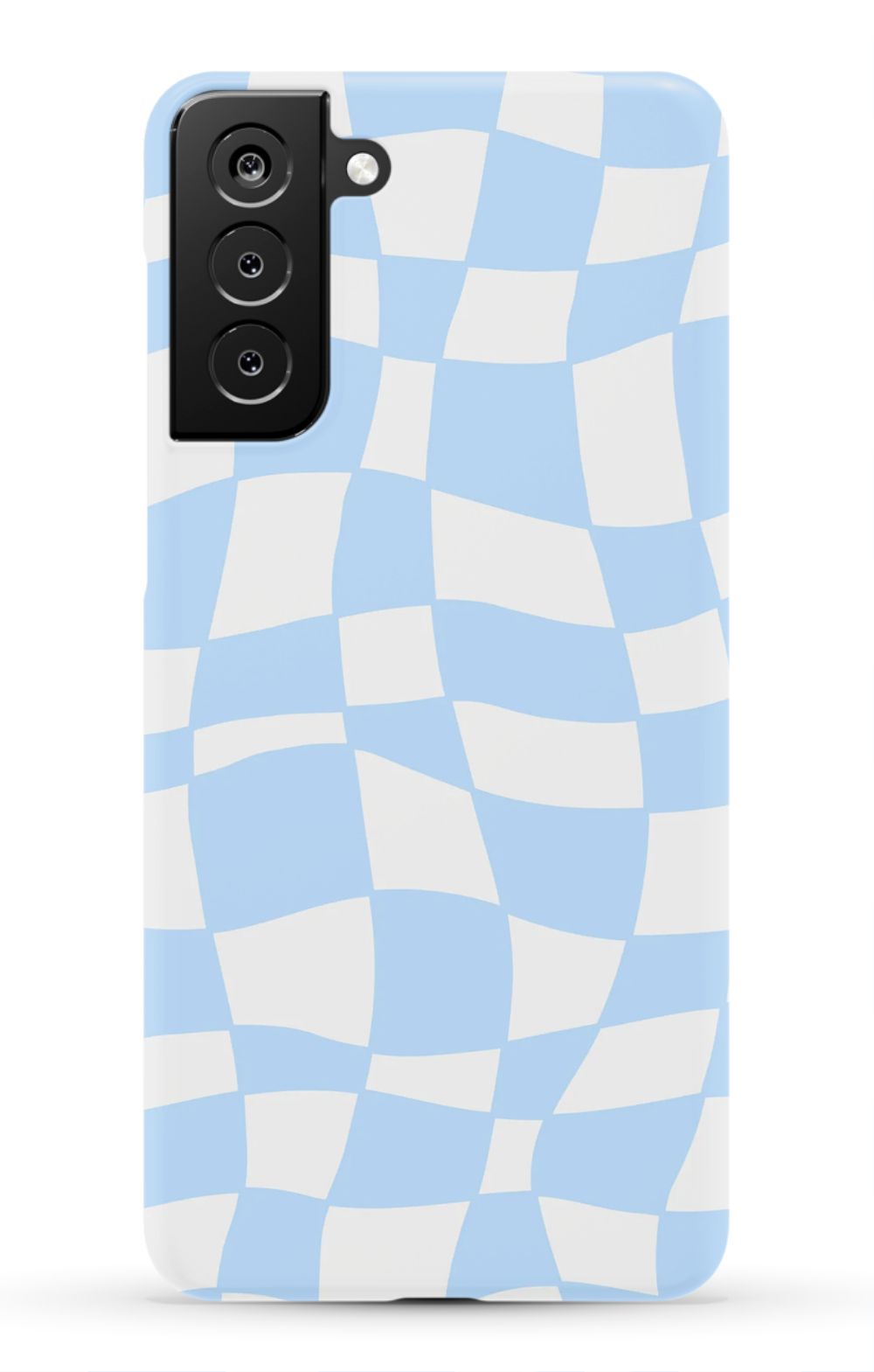 Light Blue Checkered Phone Case - B7Cases