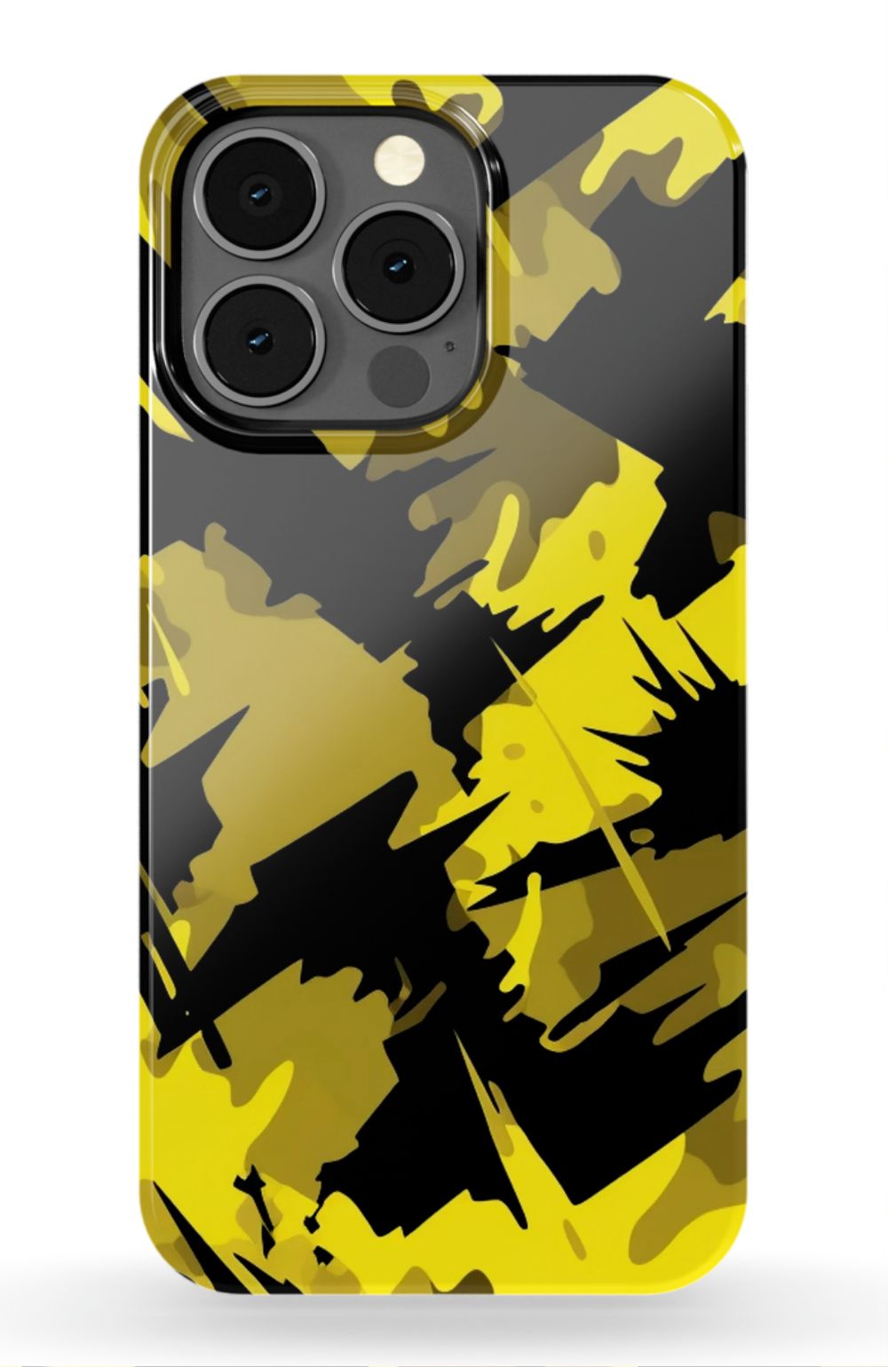Yellow Blazing Camo Phone Case - B7Cases