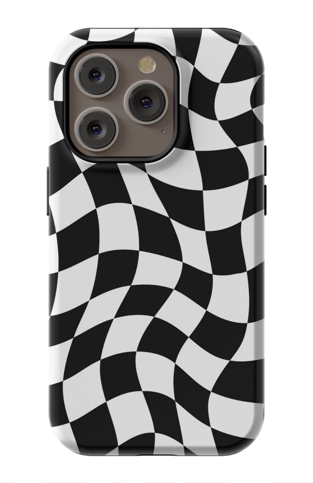 Black White Checkered Phone Case - B7Cases
